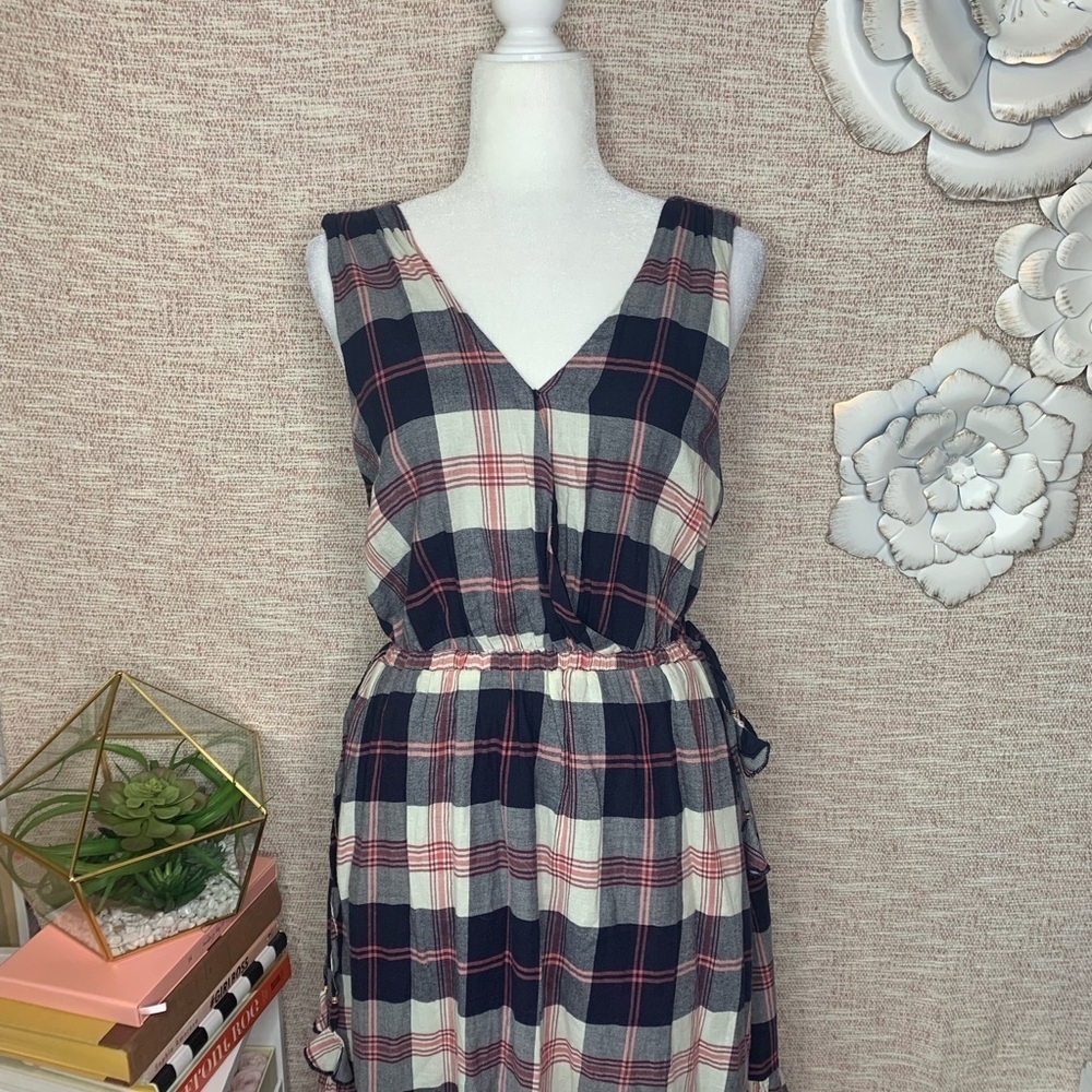[Anthropologie] Midi V Neck Peasant Dress